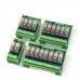 10 Ways OMRON Relay Module SPDT 10 Panels Driver Board Socket DC 24V 16A 1NO+1NC 35mm Din Rail Mount