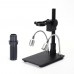 14MP Microscope Magnifier Industrial Microscope Camera HDMI 120X C-Mount Lens with Bracket  