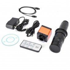 48MP Industrial Microscope Camera HDMI 1080P Microscope Magnifier w/ 180X C-Mount Lens For PCB Repair