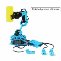 6 DOF Robot Arm Programming Mechanical Arm Robotic Arm Frame w/ HM-MS10 Steering Gears Assembled