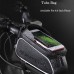 Wheel Up Bike Phone Bag Waterproof Bicycle Frame Front Tube Bag Handlebar 6" Touch Screen 023 Pattern