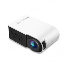 Home Projector Portable Mini Projector Home Theater Support 1080P HD YG210 White