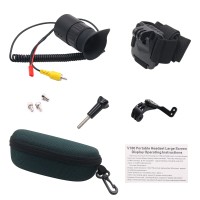 V780 Head-Mounted Display 0.5" OLED 12X Viewfinder Magnifier for Night Version Camera
