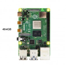 For Raspberry Pi 4 Development Board Kit Motherboard 1.5GHz 4GB SDRAM 64 Bit Quad-Core CPU