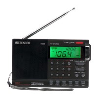 Retekess TR608 Aviation Band Radio FM/MW/S/Air Band Receiver w/ LCD Display Clock Alarm Sleep Timer