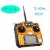 RadioLink AT10 II 2.4G 12CH RC Transmitter + R12DS Receiver for Drone Quadcopter Helicopter