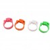 100PCS Chicken Foot Ring Adjustable Duck Goose Poultry Leg Label Buckle Ring 001-100 Number 