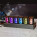 RGB Glow Tube Clock DIY Kit 6-Bit LED Nixie Tube Clock Electronic Luminous Alarm Clock Unassembled