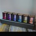 RGB Glow Tube Clock 6-Bit LED Nixie Tube Clock Desktop Electronic Luminous Alarm Clock Assembled