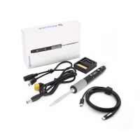 SQ-D60 Mini Soldering Iron Kit 12-24V/PD Power Supply Type-C Port Digital Tube Version + PD Cable