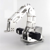 3DOF Industrial Robotic Arm 3-Axis Mechanical Arm w/ Geared Motors Assembled Load 2.5KG