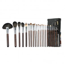 22pcs Professional Makeup Brush Set with Bag Wool Makeup Beauty Cosmetic Tools Kit Eyeshadow Lip Brush