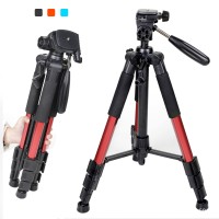 Zomei Q111 Red Camera Tripod Aluminum Alloy For SLR DSLR Live Broadcast Video Wildlife Photography