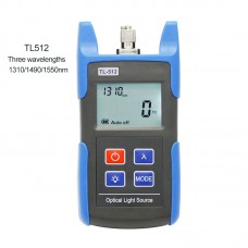 TL512 Handheld Fiber Optical Light Source Tester Three Wavelength 1310/1490/1550nm SC/APC Connector