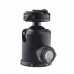 FB-52DDHi 360 Degree Panoramic Tripod Head Tripod Ball Head Load Capacity 20KG with Panoramic Clamp