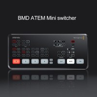 BMD ATEM Mini Switcher Four-Way On-site Directed Cutting Platform HD Video Live Stream Switcher