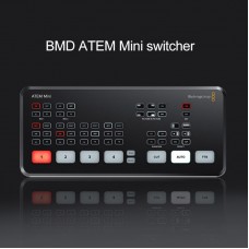 BMD ATEM Mini Switcher Four-Way On-site Directed Cutting Platform HD Video Live Stream Switcher