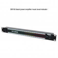Sound Control Music Level Indicator LED Volume Level Display Audio Music Spectrum DB100 Black