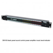 Sound Control Volume Level LED Display Audio Music Spectrum Display DB100 Black Panel Voice Control