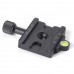 DDC-60L Quick Release Clamp Screw Knob Clamp Jaw Length 60mm For DSLR Tripod Ball Head