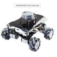 4WD Smart Robot Kit Unassembled Programmable Secondary Development For Raspberry Pi (ROS/MEGA2560)