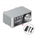 Bluetooth 5.0 Digital Power Amplifier HiFi Class D Stereo Amplifier 50Wx2 USB TF Card Player w/ Power Adapter