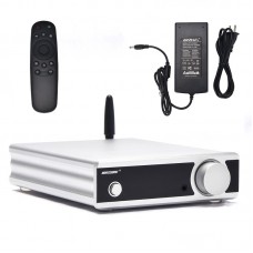 PA-06 100Wx2 Power Amplifier DAC Bluetooth 5.0 CSR8675 Assembled + Remote Control + 32V Power Supply