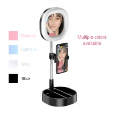 Y3 Desktop Makeup Mirror With Fill Light Mobile Phone Clamp For Selfie Makeup Livestream Vlog