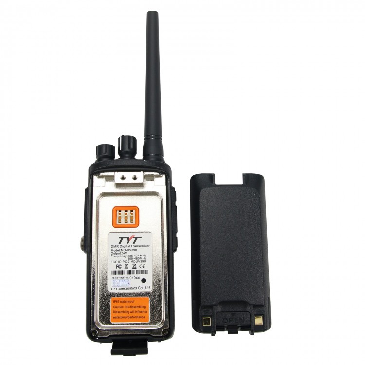 TYT MD-UV390 DMR Radio Station Dual Band Dual Time Slot Walkie Talkie ...