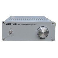 AIBBC HF-2050 Power Amplifier MOS Tube Stereo Power Amp 130W+130W Dual NS DIP-8 LM833N Op Amp 