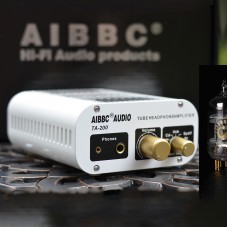 AIBBC TA-200 Power Amplifier Bluetooth DAC Headphone Amp Electronic Tube Decoding XMOS+ES9038 DSD 12AU7 Tube