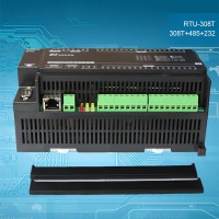 8AI + 16DI + 6DO Data Acquisition Module Industrial Controller RTU-308T RS485 + RS232 Communication