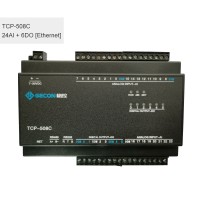 24AI + 6DO Data Acquisition Industrial Ethernet IO Module TCP-508C [Ethernet Communications]