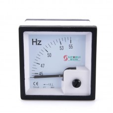 72-L6 55HZ Frequency Meter Frequency Counter Tester Diesel Generator Set Meter Pointer Digital Panel