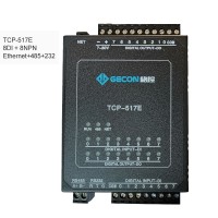8DI + 8NPN Industrial Controller Data Acquisition For MODBUS TCP TCP-517E [Ethernet + RS485 + RS232]