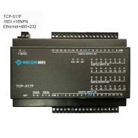 TCP-517F 16DI + 16NPN Industrial Data Acquisition Module For MODBUS [Ethernet + RS485 + RS232]