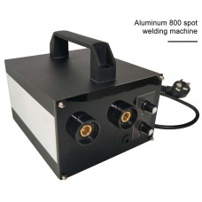 Spot Welding Machine Handheld Spot Welder Soldering Machine Adjustable Current for 18650 Battery (Aluminum 800)