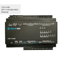 4PT100 + 11AI + 8DI + 6DO Industrial Controller Ethernet IO Module TCP-518S Ethernet Communications