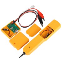 Handheld Telephone Cable Tracker Phone Wire Detector RJ11 Cable Cord Tester Tool Kit with Bag