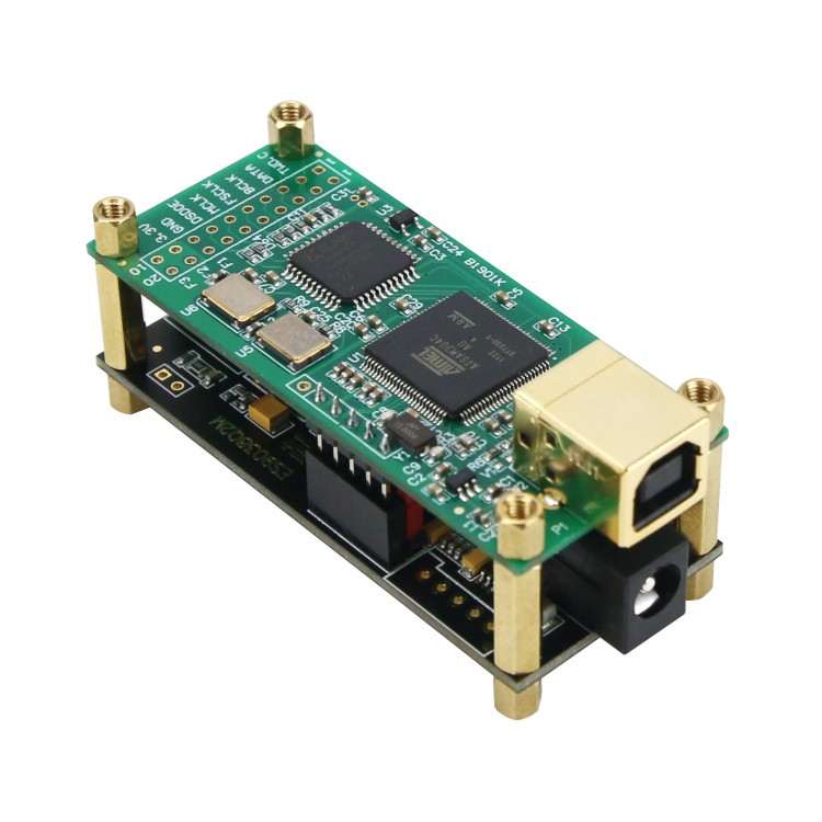 Interface for Amanero ES9038Q2M DAC Board Audio HiFi USB Sound Card ...