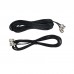 10KHz-30MHz Mini-Whip Miniwhip Active Antenna with BNC-BNC Connection Cables Power Supply