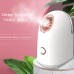 DK-022 Household Portable Face Steamer Nano Facial Steamer Mini Desktop Moisturizing Sprayer White