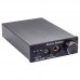 DAC-Q5N HiFi Lossless Headphone Amplifier DAC Optical Coaxial USB Sound Card w/ Power Supply Black
