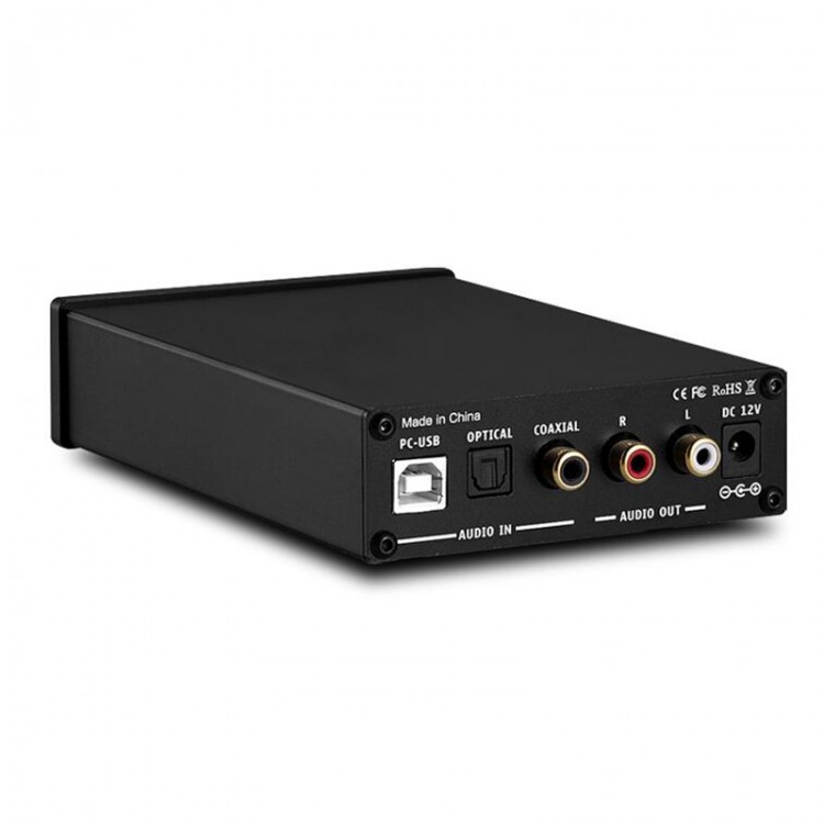 DAC-Q5N HiFi Lossless Headphone Amplifier DAC Optical Coaxial USB Sound ...