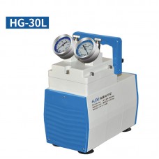 Oil-Free Lab Diaphragm Vacuum Pump HG-30L 30L/min 150mbar Normal Type Dual Pressure Gauges