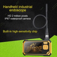 Inskam113 Industrial Endoscope Camera 1080P Borescope Inspection Camera w/ 4.3" LCD 3M Coiler
