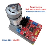 KSMA-03X High Torque Servo Model Airplane Digital Servo Metal Gear Potentiometer Feedback 110KG/CM