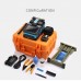 FS-60F Fiber Optic Fusion Splicer Core Alignment Fusion Splicing Machine w/ 5" TFT Color LCD Screen