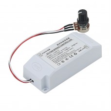 12V/24V 8A DC Motor Speed Controller Switch for Ventilation Fan/Pump/Grill Oven DC Fan CCMFC2 White