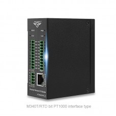 M340T Ethernet Remote IO Module Data Acquisition Module 8RTD+1RS485+1Rj45 (For PT1000 Sensor Input)